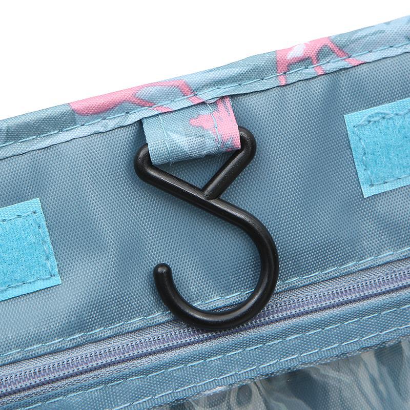 Foldable Travel Toiletry Bag with hook
