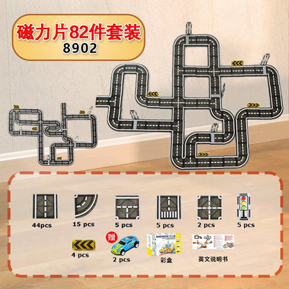 Free shipping magnetic stickers magnetic building blocks assembly patches magnetic stickers plastic color window magnetic sticks loose pieces strong magnetic pieces
