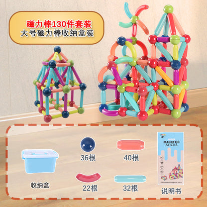 Free shipping magnetic stickers magnetic building blocks assembly patches magnetic stickers plastic color window magnetic sticks loose pieces strong magnetic pieces