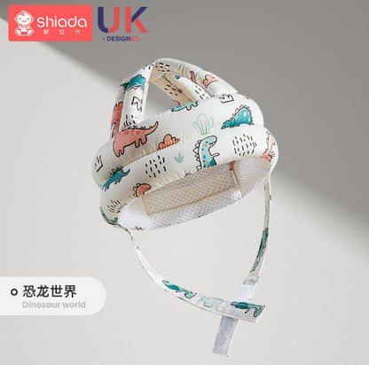 Baby anti-fall pillow baby head protection anti-fall hat cartoon children's toddler pillow anti-collision artifact breathable protective pad