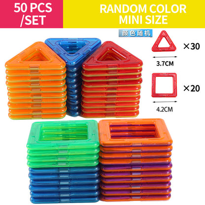 Free shipping magnetic stickers magnetic building blocks assembly patches magnetic stickers plastic color window magnetic sticks loose pieces strong magnetic pieces